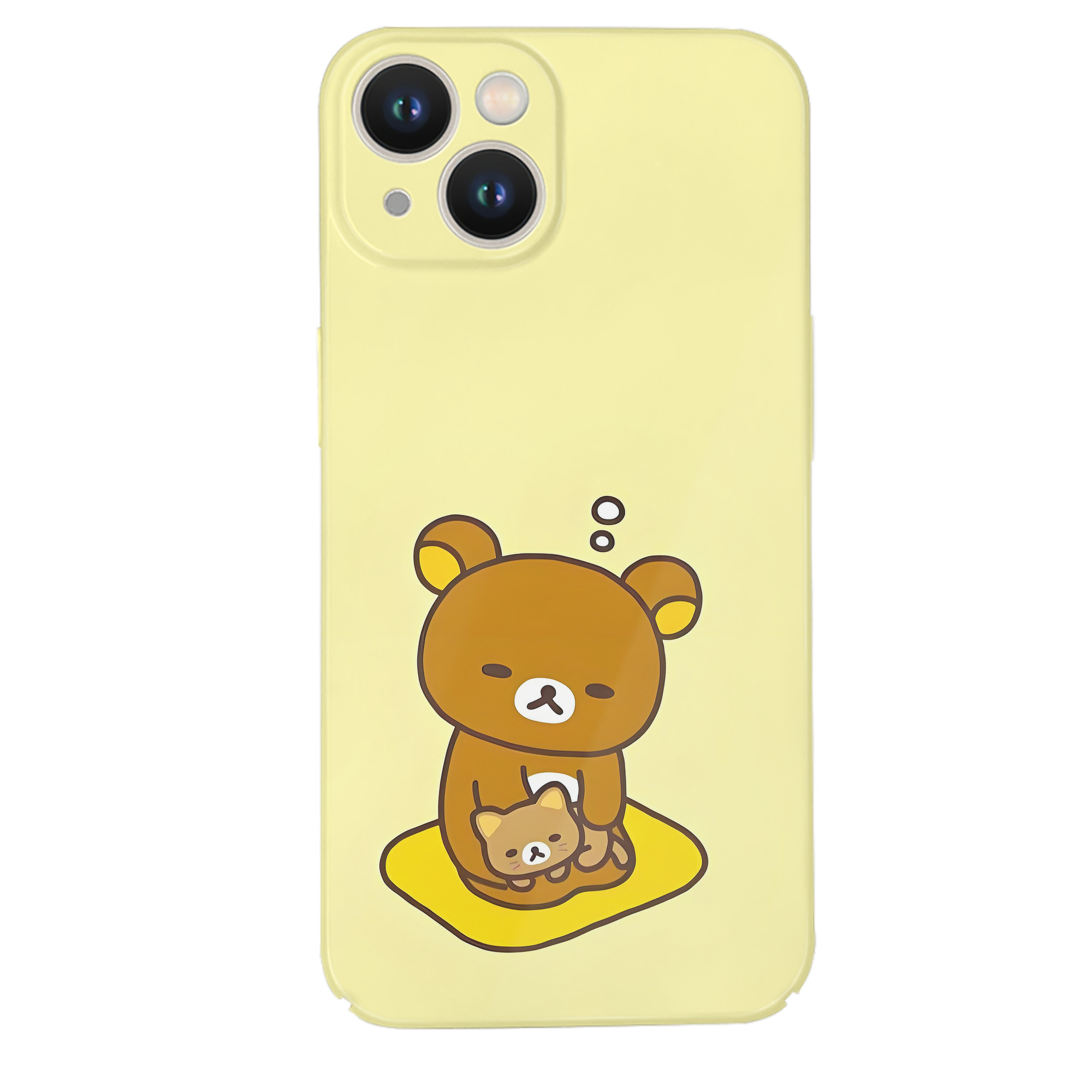 （画像用） リラックマ リラックマ キイロイトリ Rilakkuma Korilakkuma Kiiroitori 【iPhone 14シリーズ対応】ハードケース